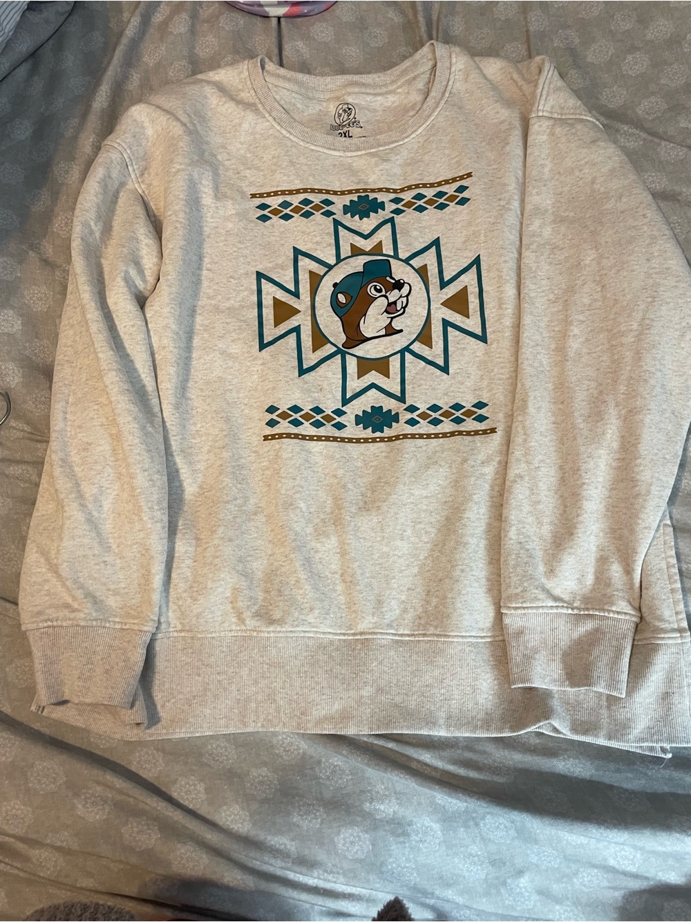 Buc-ee's 2XL Cream Logo Tee